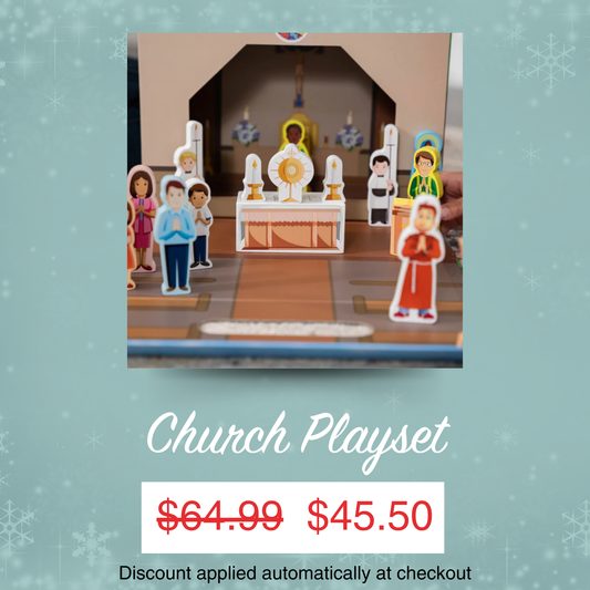 A Saintly Heart Brother Francis Church Playset