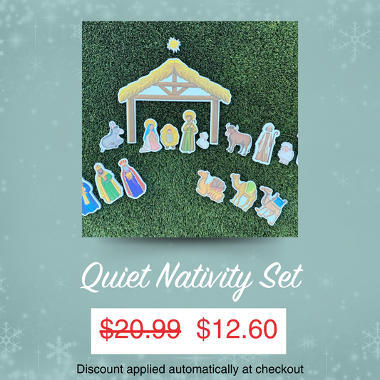 Quiet Nativity Set