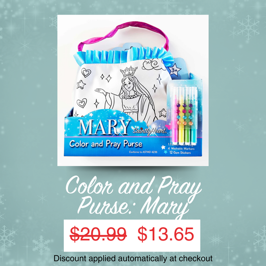 The Color and Pray Purse: Mary