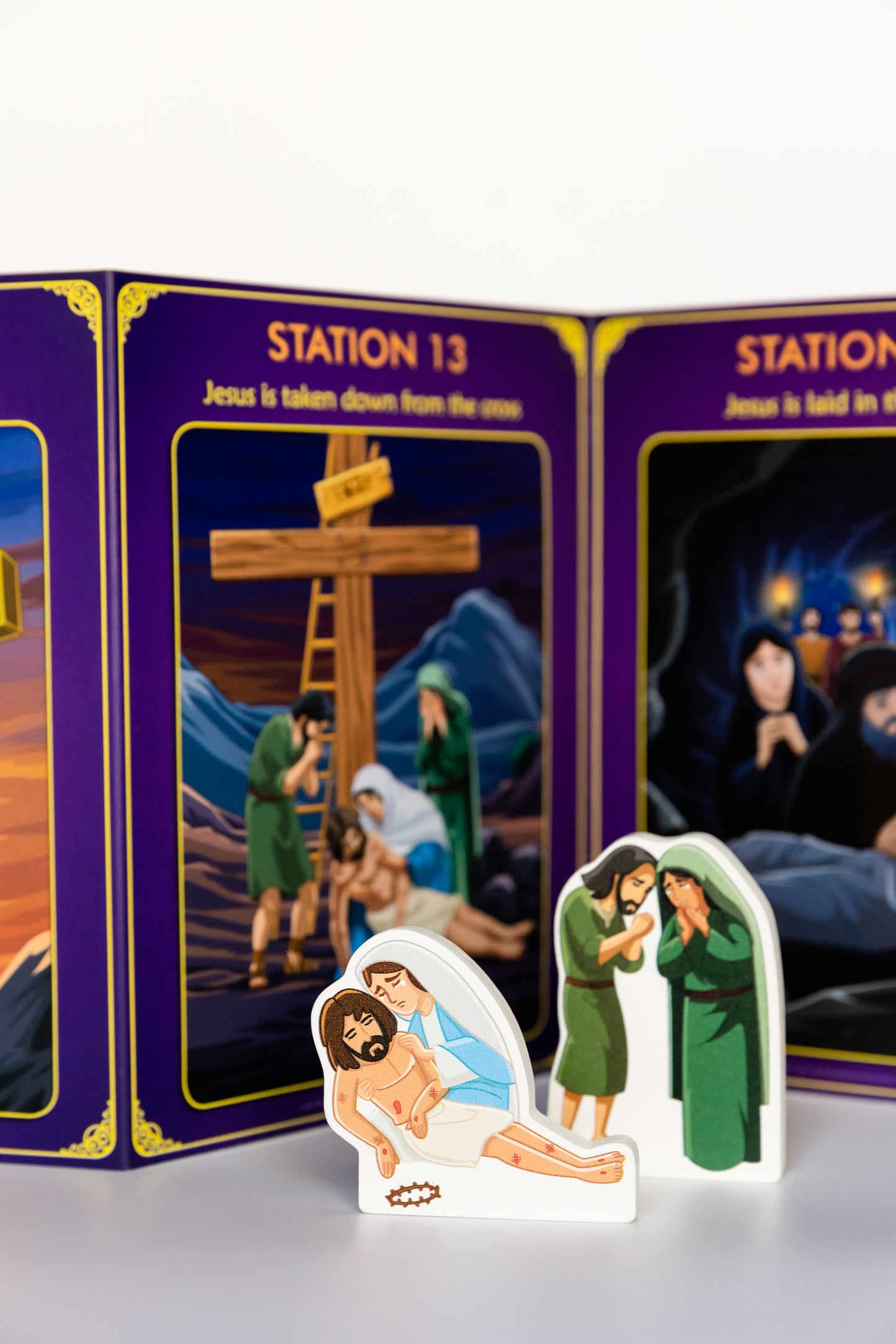 Stations of the Cross Pray & Play Set - By Saintly Heart & Brother Francis