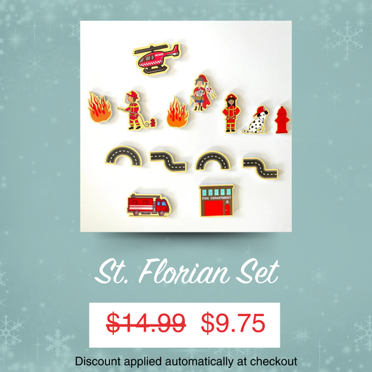 St. Florian's Firefighter Bath Toy Set