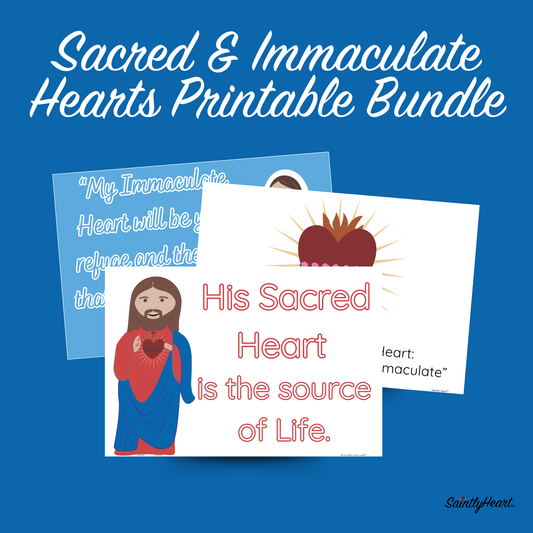 Sacred & Immaculate Heart Printable Bundle