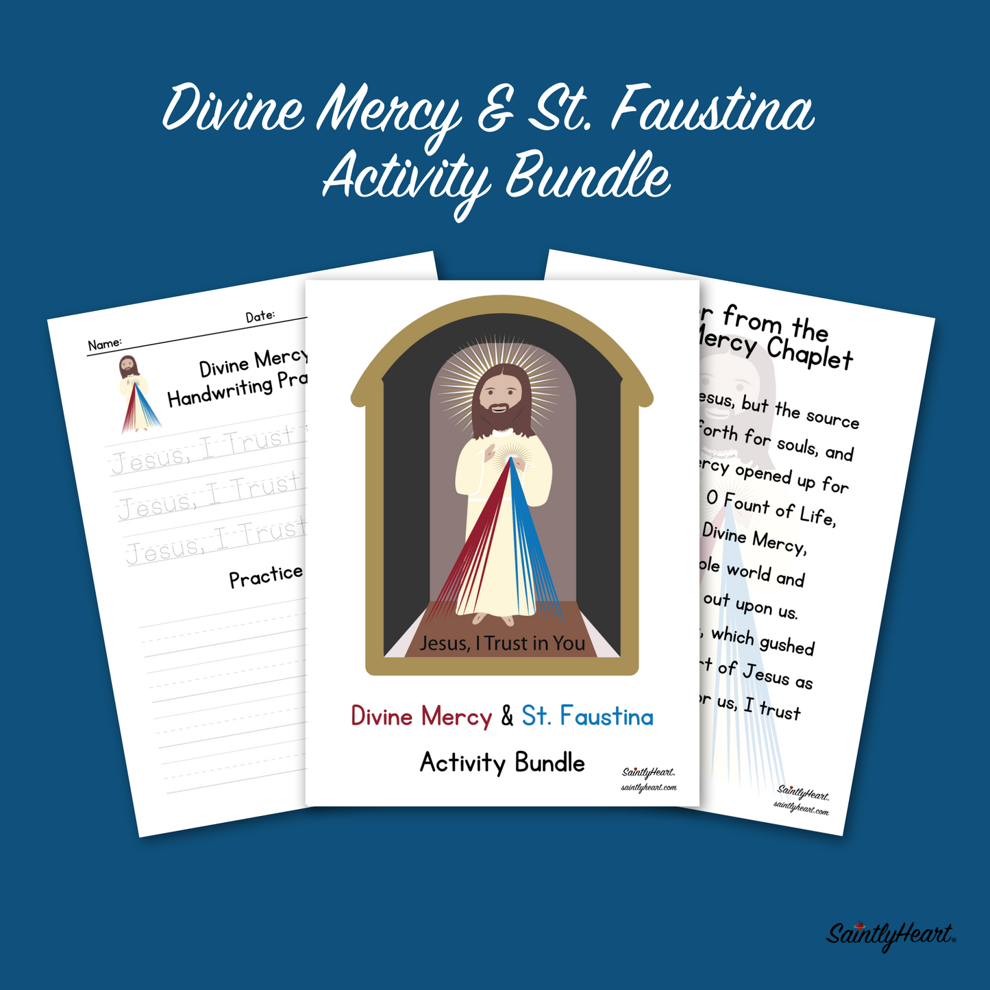 Free Printable: Divine Mercy & St. Faustina Activity Bundle