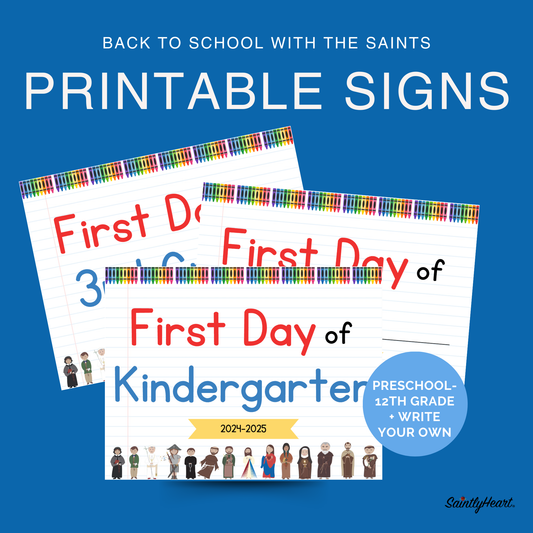 Free Printable: Back to School Signs