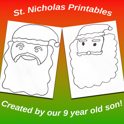 St Nick Printable Craft